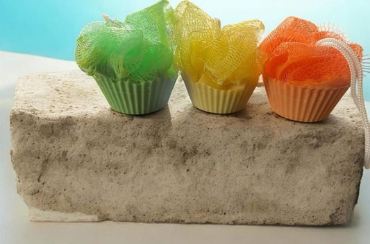 Poof Soaps on a Rope